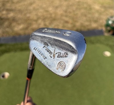 Powerbilt Citation LEVELUME 10-Iron LH Left Handed Horseshoe Logo Vintage 60s