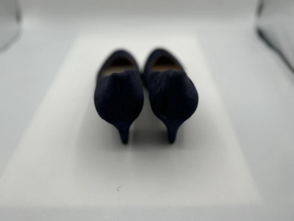 Trotters Penelope насосы женщин размер 7,5 синий кожаный повседневные туфли на каблуках T1355-4 - Изображение 2 из 4