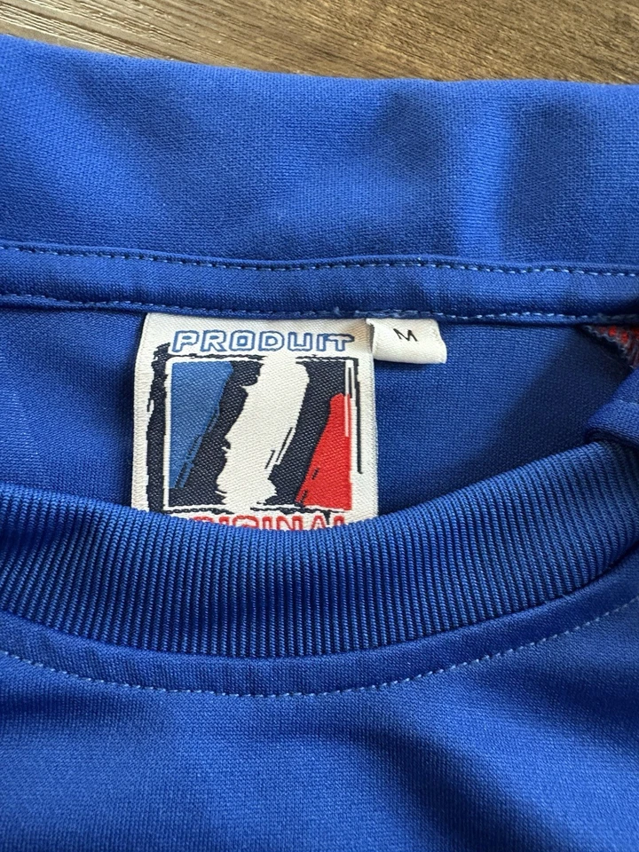 Camiseta de fútbol vintage Produit Original Francia número 10 talla M Foto 2 de 3