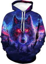 Dragon Slayer Hoodie Men's 3D Fantasy Knight Graphic Art Pullover Sweatshirt
