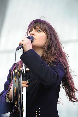 Musician Actress Zooey Deschanel of She Him performs day 2 of the - Old Photo 7