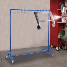 Adjustable Paint Hanging Stand with 8 Hooks for Automotive Painting