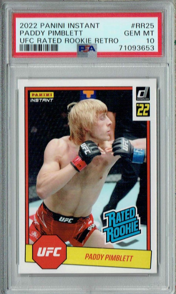 PSA 10 Paddy the Baddy Pimblett 2022 Panini Instant RR25 Rated