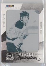 2010 SPx The Cup Masterpieces Printing Plate Cyan Framed 1/1 Nick Palmieri 2d8