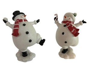 Set of 2 Snowmen by Valerie Parr Hill Whimsical