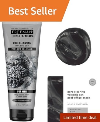 Cruelty-Free Volcanic Ash Peel-Off Facial Mask - Purify and Detoxify 6 fl oz