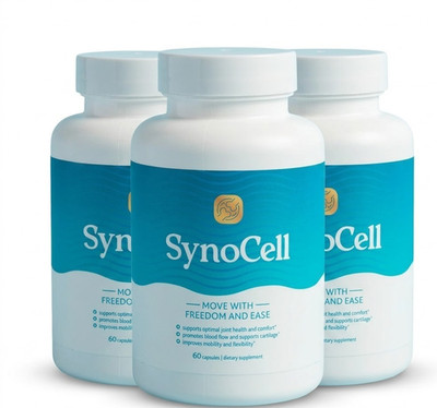 Synocell Capsules   Back Neck and Joint Support Complex - 60 Caps Pack of 3