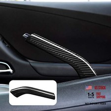 Carbon Fiber Car Handbrake Cover Parking Grip Handle Lever Sleeve Protector