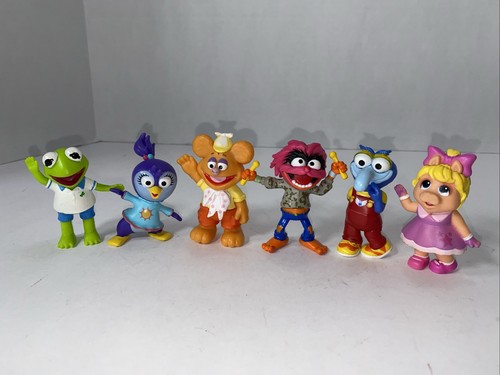 Disney Jr. MUPPET BABIES PLAYROOM FIGURE SET VGC Kermit Fozzie Piggy Animal - Picture 1 of 7