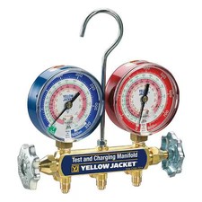 Yellow Jacket 42001 Mechanical Manifold Gauge Set 2-valve Yellow Jacket 42001 Mechanical Manifold Gauge Set 2-valve
