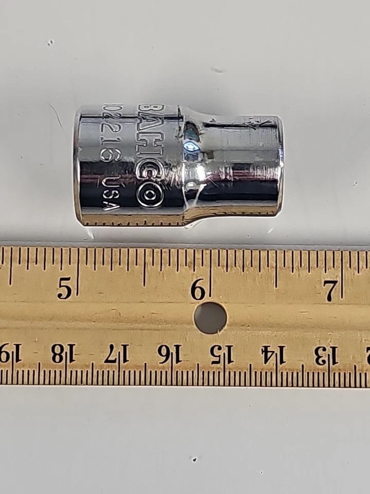 BAHCO TOOLS 802216 1/2" ZÓCALO 1/2" Unidad 12 Puntos Cromo EE. UU. Foto 2 de 4