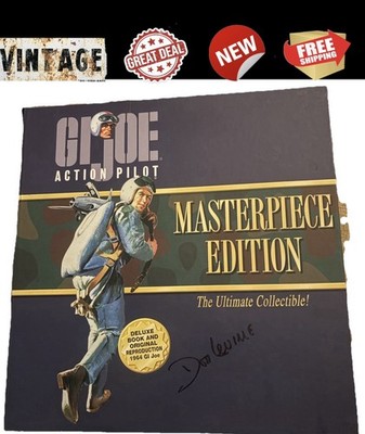 GI Joe Masterpiece Edition Action Pilot Signed Don Levine Dual Autograph NIB