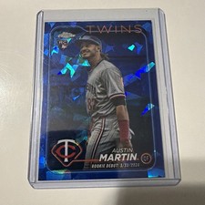 2024 Topps Chrome Update Series Sapphire Rookie Debut Austin Martin #USCS114