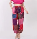 Women Casual Pajama Patchwork Jogger Pocket Pant Elastic Waist Wholesale Mix Lot