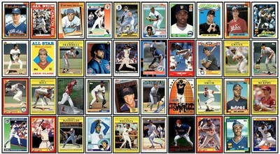 Mixed Lot of 101 Baseball Sports Cards 1982-2022 Los Angeles Dodgers