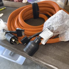 RIGID GENERATOR CORD Well Shin 25' WS-176 L14-20R NEMA Plug W/ Trailer Light Con