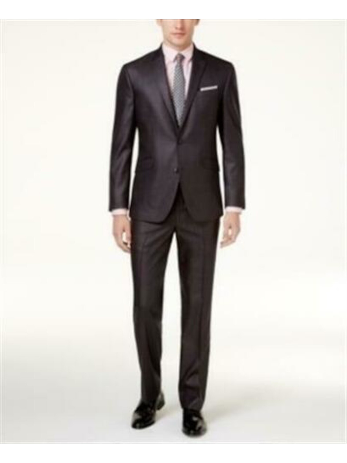 KENNETH COLE Мужские серые прямые брюки узкого кроя 48R\W42