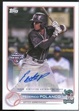 Federico Polanco Card 2022 Topps Pro Debut Autographs #PD190 