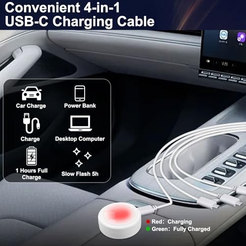 4 Pcs Wireless Interior Car Led Lights with Remote Control, 16 Colors USB - Picture 7 of 7