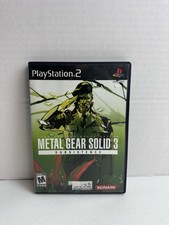 Metal Gear Solid 3 Subsistence PS2 Complete CIB W/ Manual 2-Disc Tested Working!