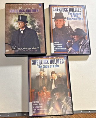 Sherlock Holmes DVDs; Jeremy Brill; 5 Discs; 8 episodes; digitally restored;