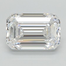 Emerald Diamond Lab Grown GIA Certified VVS2 Clarity E Grade 4.76 Ct 1071.85 per carat