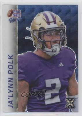 2024 Leaf Pro Set Metal Retro Blue Wave 4/6 Ja'Lynn Polk Ja’Lynn Rookie RC 0nr3