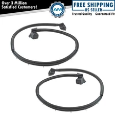 Door Weatherstrip Seal Pair Kit Set of 2 for 97-06 Jeep Wrangler Half Door New