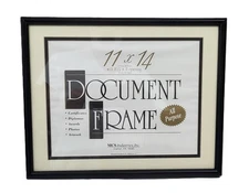 MCS Document Photo Picture Frame 11" x 14" Black