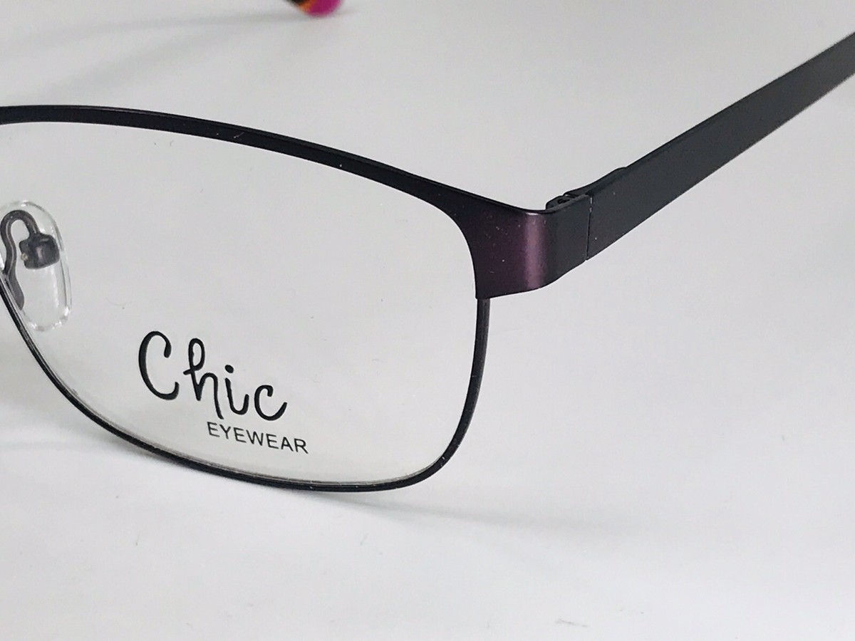 New Chic Matte Purple SHEILA Eyeglasses 58mm  w/Case For The Stylish Large Woman New Chic Matte Purple SHEILA Eyeglasses 58mm w/Case For The  main image 4