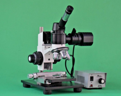 40-600x Testing Lab Metallurgical Reflected Light Microscope 3D Stage filter hal