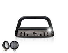 Black Horse Bull Bar Push Guard Wskid Black W5.3led Fit 2001-2008 Ford Ranger