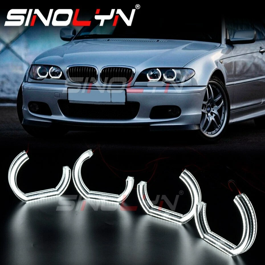 C-ring DTM Angel Eyes For BMW E46 Coupe Convertible 325ci 330ci Xenon  Headlight