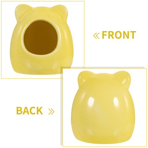 Ceramic Hamster Hideout House Pet Hideout vendu Hut Cave Habitat Decor for Dwarf