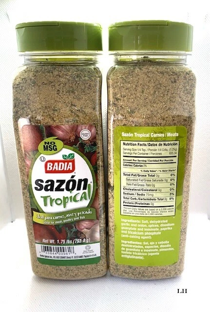 Sazon Tropical & Complete Badia 1,75 lb Foto 3 de 4