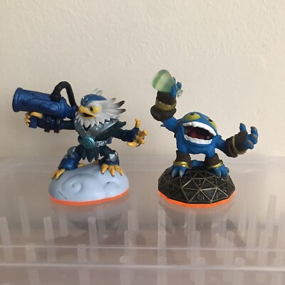 Tested skylanders POP FIZZ & JET-VAC Giants Spyros Adventure Mint Condition