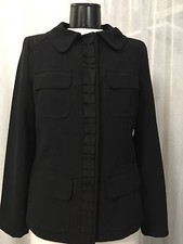 Liz Claiborne Women's Blazer Collection Black Fully Lined Size 10 NWT 189
