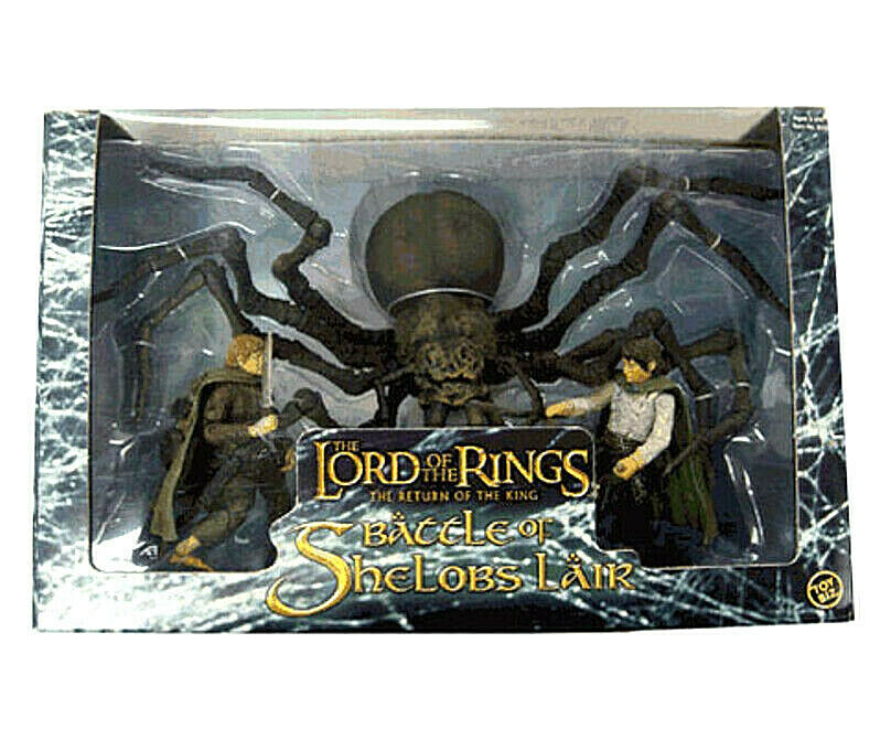 Figurines Seigneur Des Anneaux Shelob Toy Biz - Lot De 3 PVC, 11-20 Cm, 2003