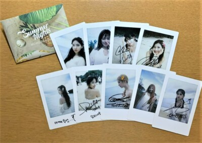 K-POP・アジア TWICE MONOGRAPH Summer Nights TWICE Summer Nights Monograph Photo Sined Photocard SET | eBay