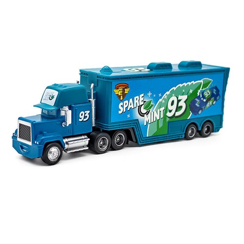 Lightning McQueen Mack Hauler Truck & Car Disney Pixar Cars Set Model The Queen - Picture 262 of 287