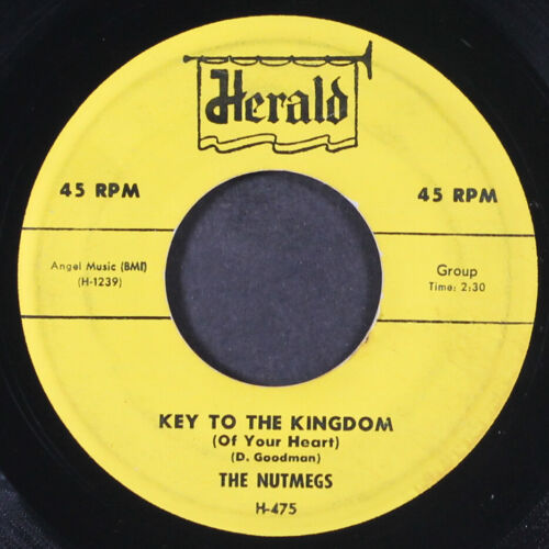NUTMEGS: key to the kingdom / gift o' gabbin woman HERALD 7" Single 45 RPM - Picture 1 of 2