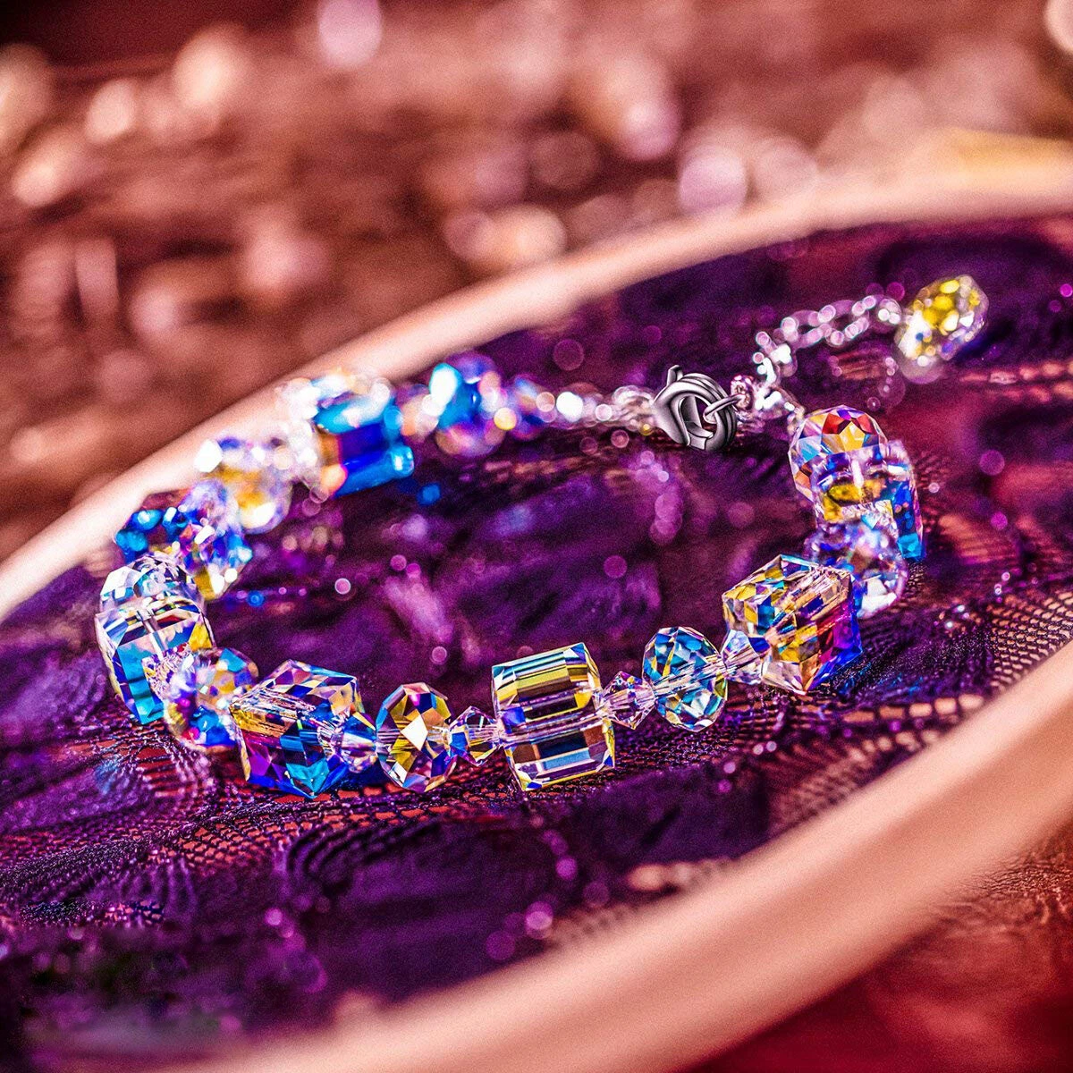 Aurora crystal jewellery sale