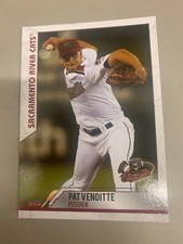 Pat Venditte 2019 Card Sacramento River Cats Team Card
