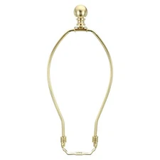 9 Inch Lamp Harp Kit with Finial 1 Set Detachable Lamp Shade Bracket Holder D...