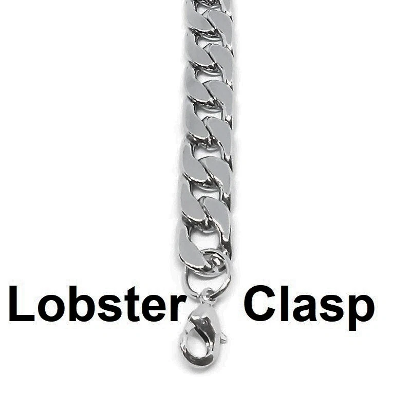 Pulsera especial de cadena de eslabones de bordillo de plata para hombre de Los Angeles LA Dodgers regalo D4 Foto 4 de 4