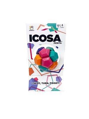 Brainwright  Icosa Penta - The Atomic Fidget Ball - Twist, Turn, Fidget