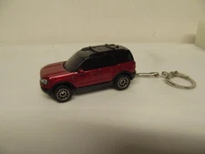 Matchbox New -  NEW - Red 2022 FORD BRONCO SPORT  Custom  KEY CHAIN