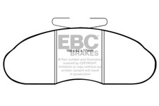 EBC Ultimax Front Brake Pads for Vauxhall Arena 2.5 D (97 > 00)