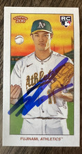Shintaro Fujinami Signed Topps 206 In Person Athletics Mariners Hanshin Tiger RC