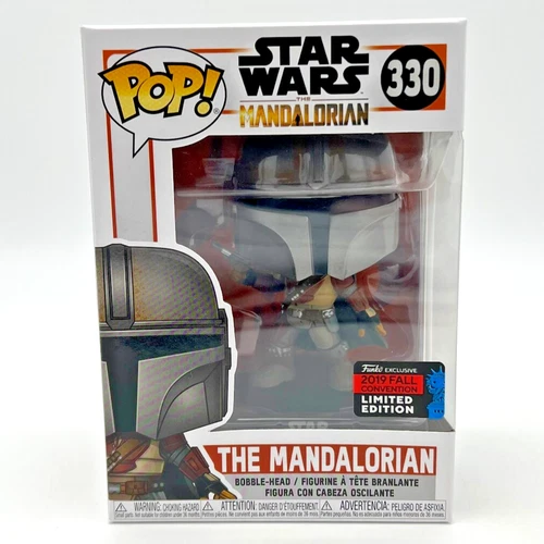 Funko POP! Star Wars THE MANDALORIAN #330 Fall Convention Exclusive w/Protector